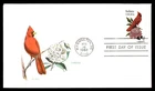 Mayfairstamps US FDC 1982 Washington DC cardinal and peony Indiana First Day Cov