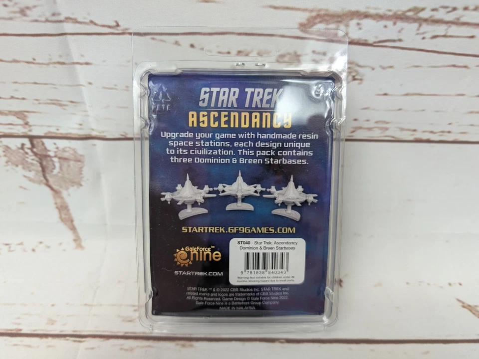 Dominion & Breen Starbase Star Trek Ascendancy Juego de Mesa Gale Force 9 Nuevo Foto 2 de 4