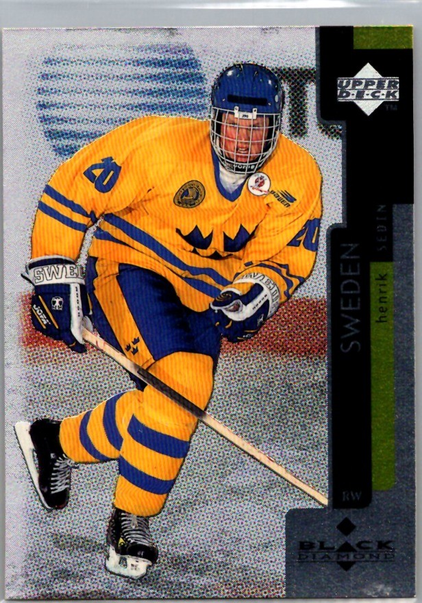 1997-98 Upper Deck Black Diamond #136 Henrik Sedin