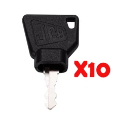 10X JCB Heavy Equipment Ignition Key - Factory Original with OEM Logo 701/45501