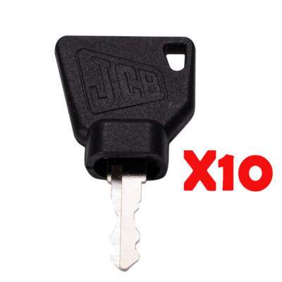 10X JCB Heavy Equipment Ignition Key - Factory Original with OEM Logo ...