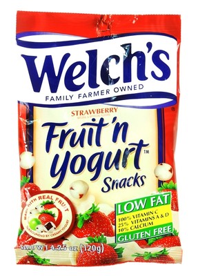 Welch's Fruit 'n yogurt snacks strawberry (034856425861)