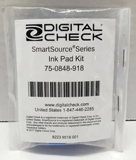 Digital Check SmartSource Endorser Felt Pad Kit 75-0848-918 - 5 PACK - Ink Pad 