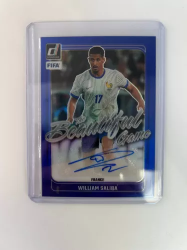 PANINI DONRUSS OPTIC 24/25 WILLIAM SALIBA FRANCE BEAUTIFUL GAME AUTO 84/99.