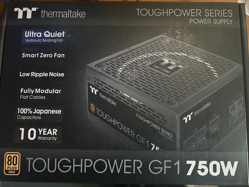 Thermaltake Toughpower GF1 750W, 80+ Gold Fully Modular Power Supply-Brand New