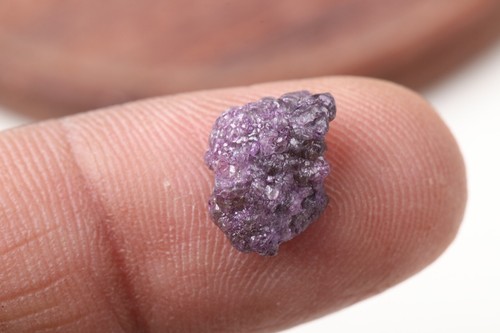 3.36Cts Natural Purple Raw Diamond, Loose Rough Uncut Diamond 11.80mm CP36 - Picture 10 of 11