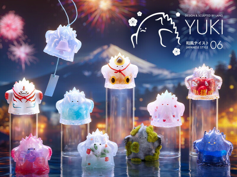 ポップマートYuki初代コンプリートセット9体＋2体ブラインドボックスフィギュア POP MART YUKI Japanese Style Series Assorted Box Set of 8 Figures