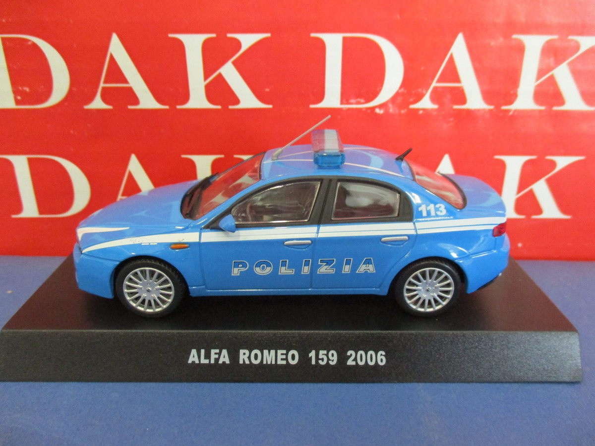 Die cast 1/43 model car police Alfa Romeo 159 2006