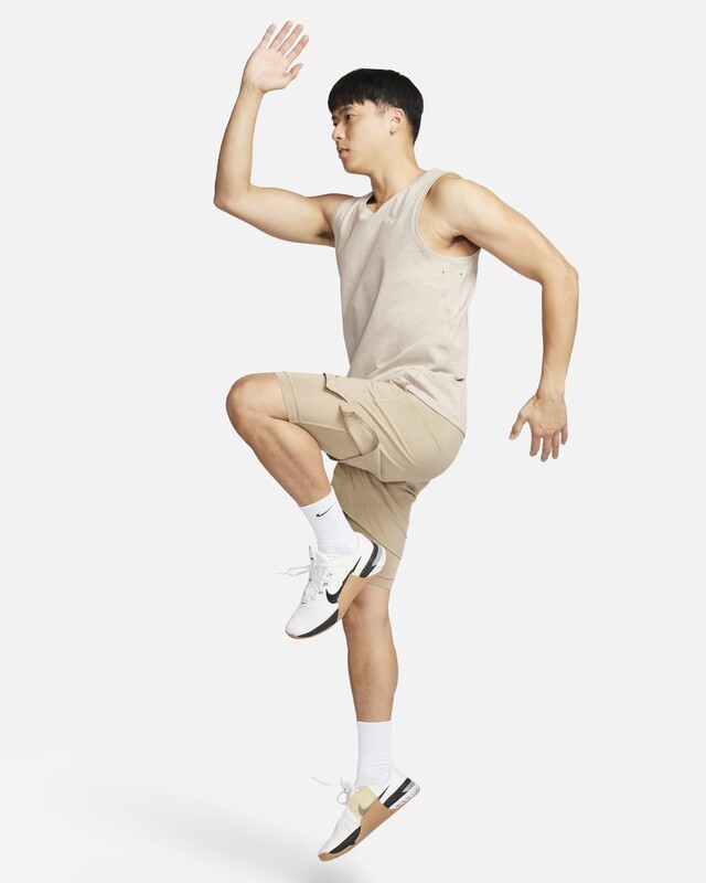 Mens Nike Primary Dri-FIT Versatile Tank Top DV9833 Khaki
