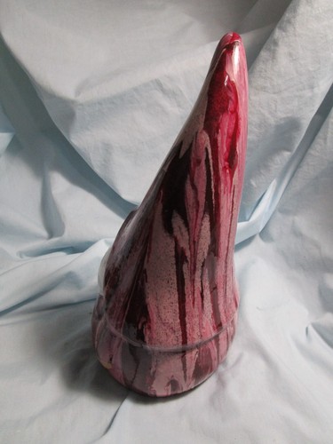 Gnome Statue Handmade-Inside or outside- Red Drip Paint - Picture 6 of 7