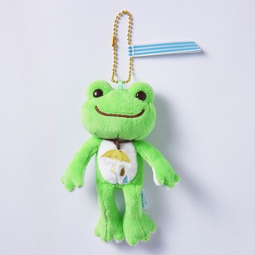 plush frog keychain