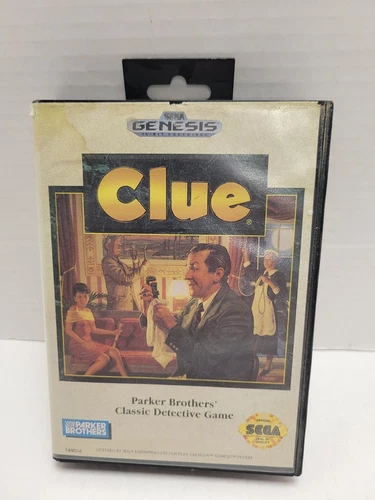 Vintage Sega Genesis CLUE 1992 Complete