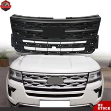 Painted Front Upper Bumper Grille Grill Assembly Fit For Ford Explorer 2018 2019