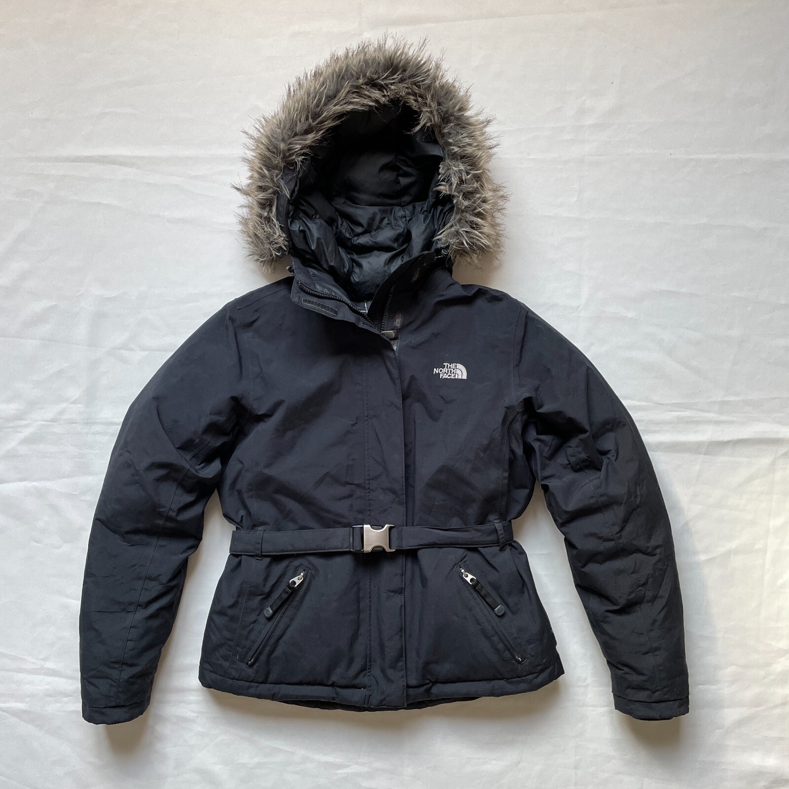 The North Face HyVent Womens Belted Down Jacket Size S