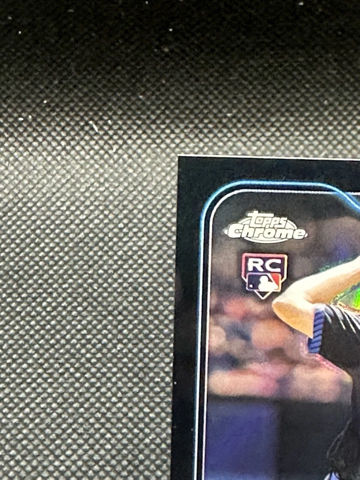 Reese Olson 2024 Topps Chrome Update Rookie Autograph Black Refractor /10 - Image 4 of 4