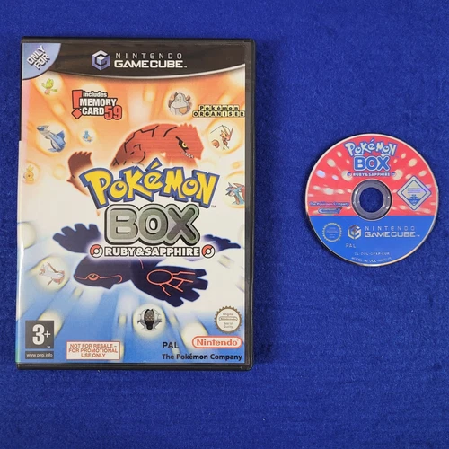 gamecube POKEMON BOX Ruby & Sapphire PAL UK VERSION -Make Your Selection Pokémon