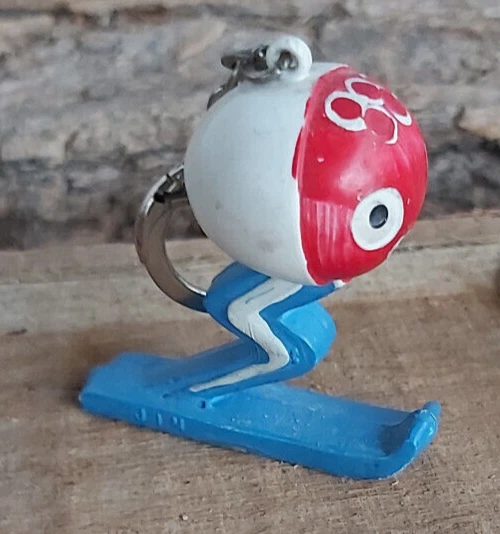 Figurine Mascotte Schuss Jeux Olympiques Grenoble 1968 - Vintage - Rare