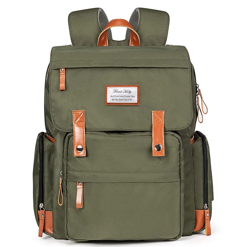 Mochila Bolsa Pañales - Compartimento para Tabletas, Impermeable, Portabotellas - 2 Unidades Foto 3 de 4