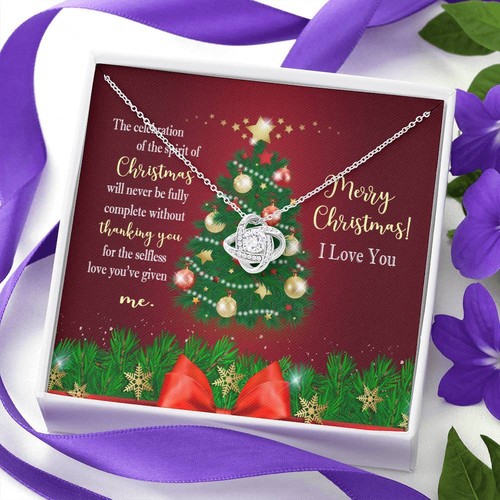 🎀Thoughtful Xmas Gift For Her, Christmas Jewelry with Custom Message For Her! - Picture 3 of 28