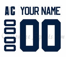 Shawinigan Cataracts Customized Number Kit For 2009 White Uniform