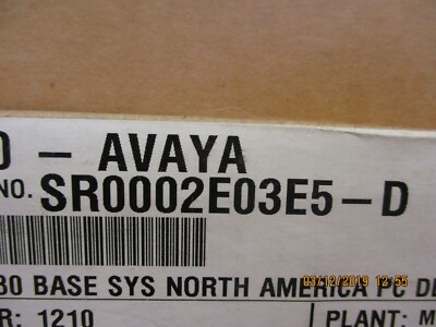 AVAYA, SR0002E03E5, SR2330 BASE N.A POWER CORD, BRAND NEW!