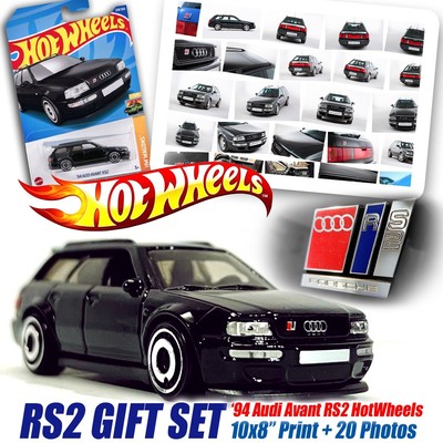    Hot Wheels Audi Avant RS2 GIFT SET Car 10x8'' Collage Print +20 Photos    