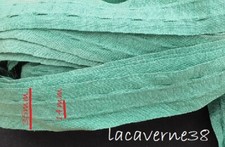 Ruban galon fronceur ruflette vert 3,5cm 35mm de large rideaux couture