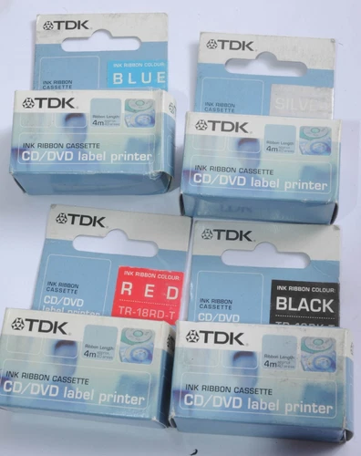 TDK  Ink Ribbon Cassette Black / Red / Blue / Silver TR-18