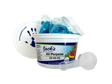 Jack's Classic 20-20-20 All Purpose Water-Soluble Fertilizer 8oz w/ Spoon