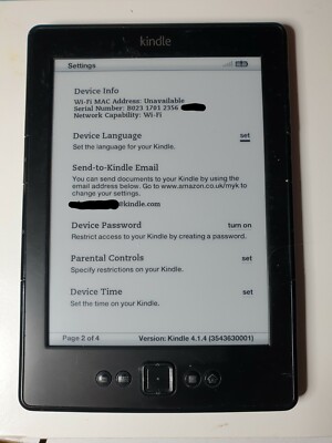  Reparatur Service Amazon Kindle 4. Gen Keine Verbindung zum WLAN MAC nicht verfügbar 