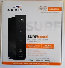 ARRIS SURFboard DOCSIS 3.0 Cable Modem & WiFi Router (SBG7400AC2) - NEW