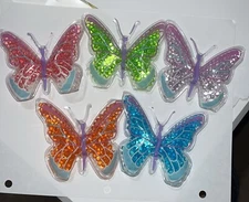 Boo Boo Ice Packs for Injuries Reusable Hot Cold Packs Butterflies 5 Pack