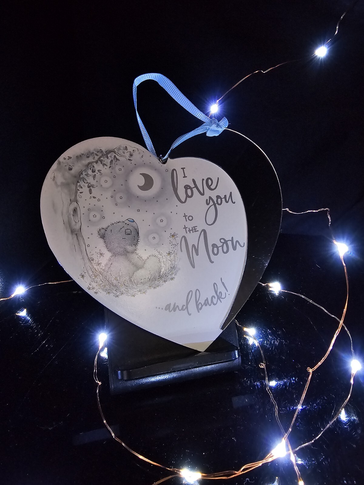 Me To You Love You to the Moon & Back Tatty Teddy Geschenkplakette Frau Freundin
