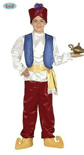 CARNEVALE HALLOWEEN VESTITO ALADDIN ALADIN ALADINO JASMINE GENIO BAMBINO |  eBay