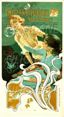 CHIOZZA und TÜRKEN SOAP MAKERS Rywc - POSTER HQ 50x70cm eines VINTAGE POSTERS