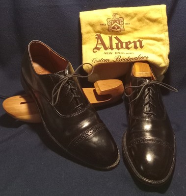 Alden Black Calfskin