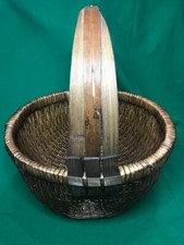 Vintage Chinese Rice Hand-Woven basket