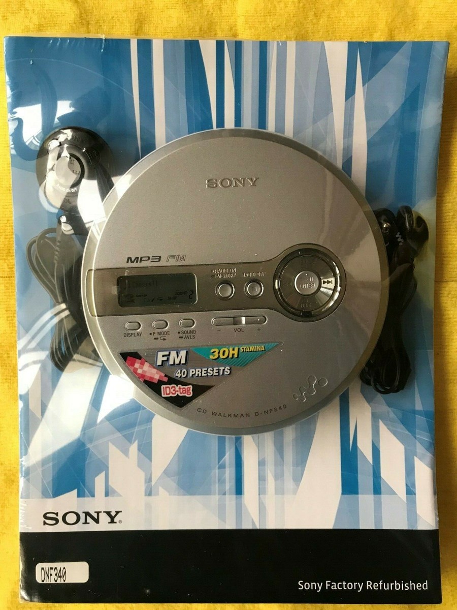 Sony D-NF340 CD Walkman MP3 FM Digital Tuner with Remote Sony D-NF340 CD Walkman MP3 FM Digital Tuner with Remote