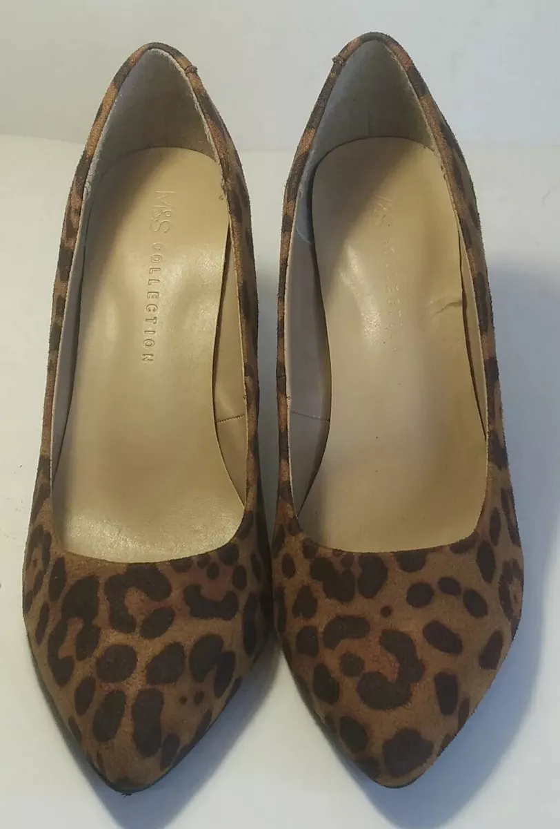 M and s leopard print shoes hot sale