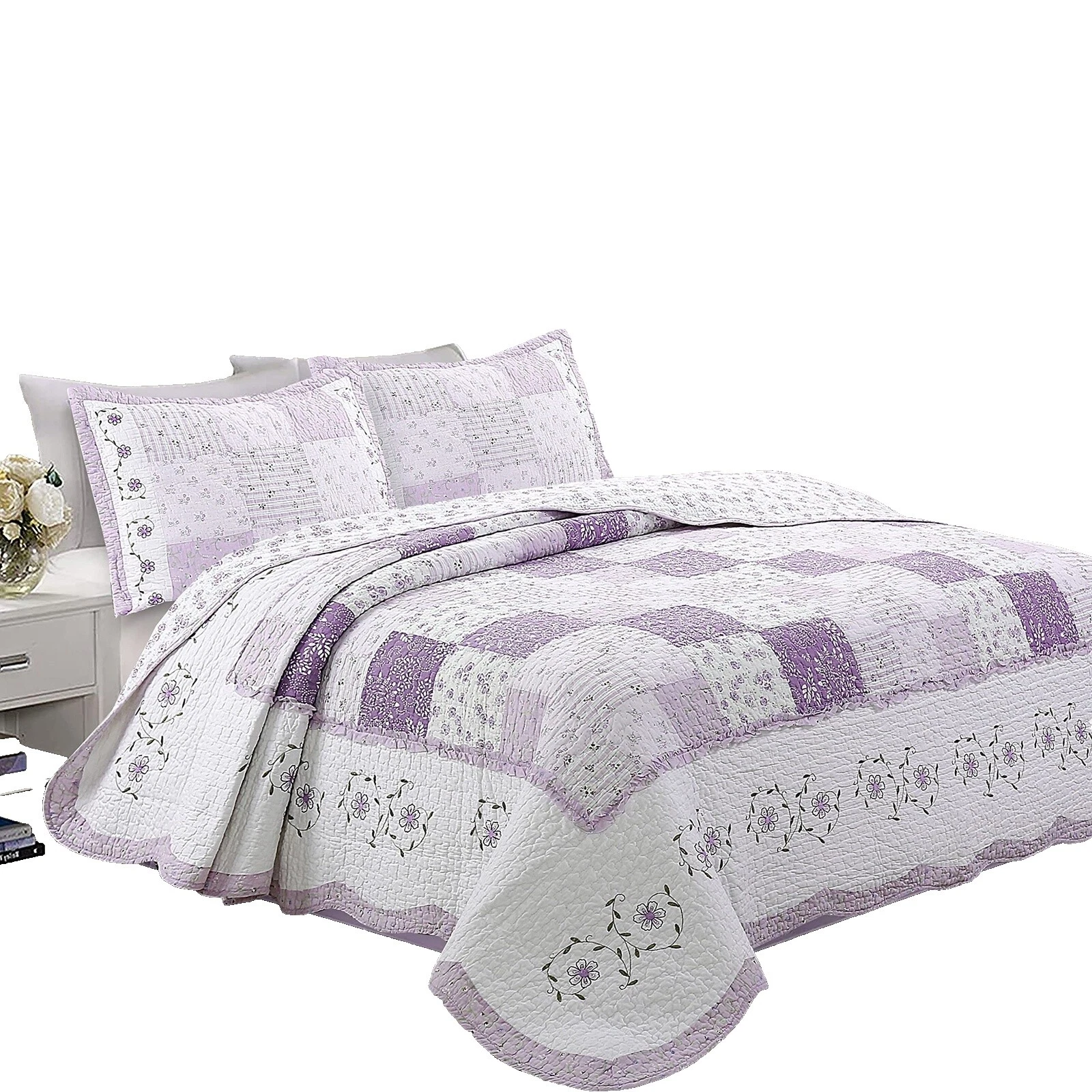 Edredones Floral de Encaje, colchas y cobertores para cunas