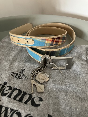 Vivienne Westwood Tartan Belt with Charms One Size Comes With Dustbag - RARE