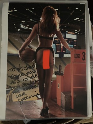 Jeanie Buss Autograph Playboy signed in Live Ink marker 8x11” | eBay