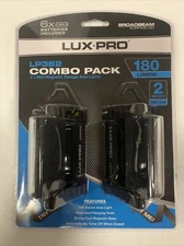 🔥LUXPRO 2-Pack 180 Lumen Broadbeam LED Mini Triangle Area Light - Magnetic Base