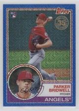 2018 Topps Silver Pack 1983 Design Chrome Series 1 Blue /150 Parker Bridwell 0z6