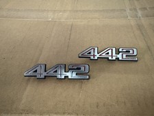 1985-87 Olds 442 Upper Door Panel Emblems