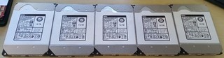 Lot of 5 Dell 9HXK6 12TB SAS 12Gbps 512e 3.5" Hard Drive HGST HUH721212AL5200