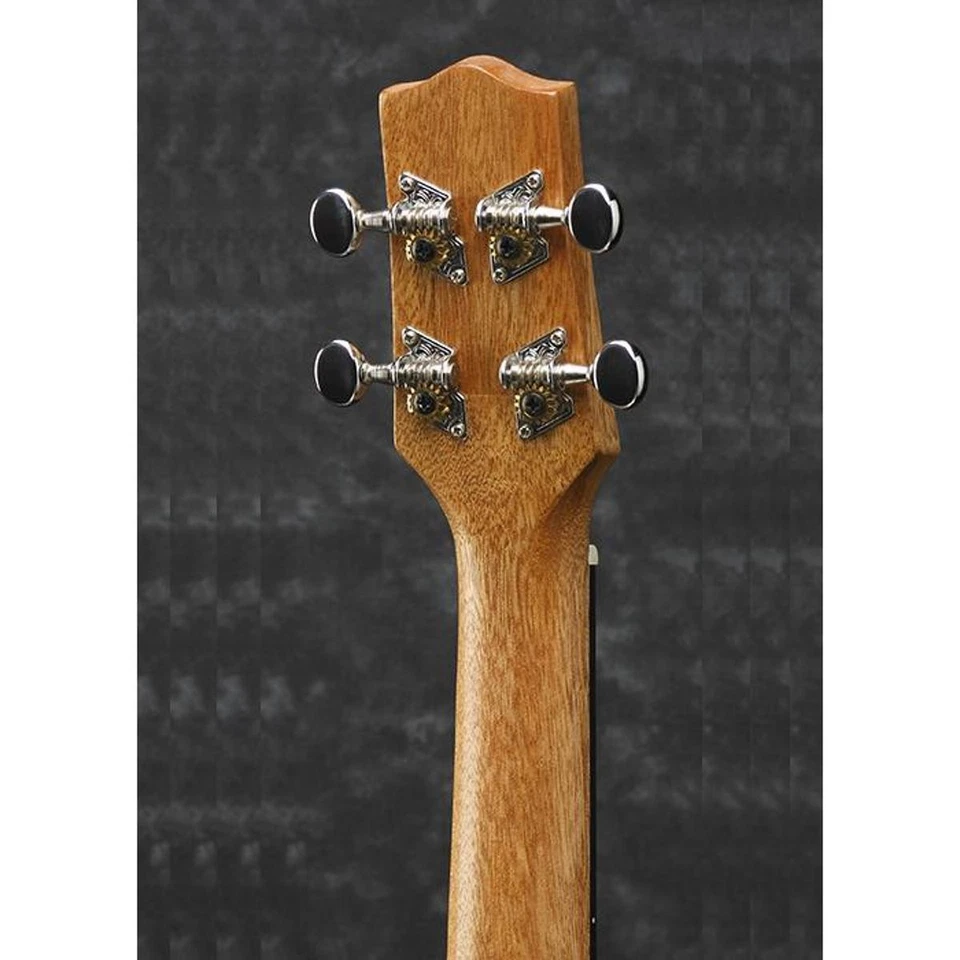 Guitarra Eléctrica Acústica Ukelele Concierto Ibanez UEW5E con Tapa de Caoba, 19 Trastes Foto 4 de 4