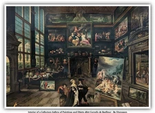 Interior of a Collectors Gallery of Paintings and Objets dArt Cornelis de Baelli