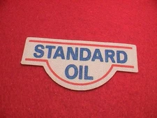 STANDARD OIL GAS GASOLINE SERVICE STATION ATTENDANT AUTOMOBILE CAR CANVAS PATCH 