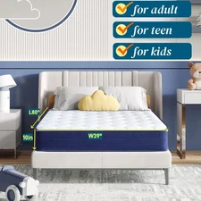 Medium Firm Adult Kids Baby King Queen Size Spring Memory Foam Mattress 12 Inch